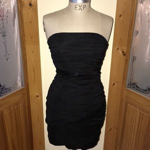 Express Strapless Mini Cocktail Dress